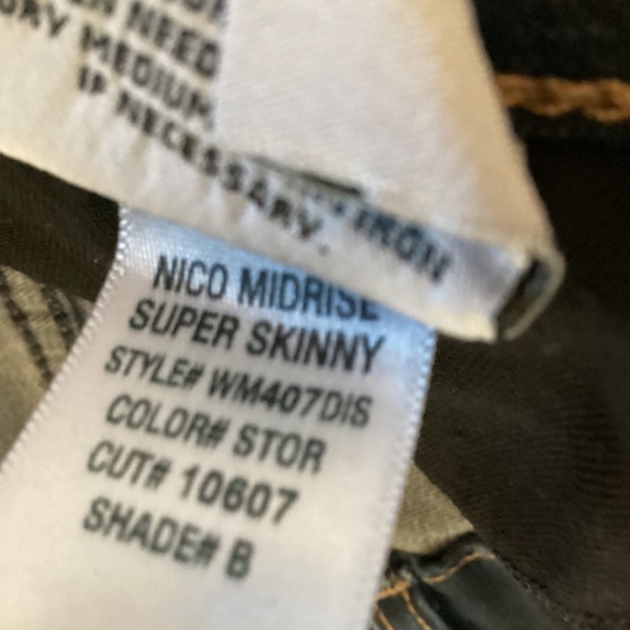 Hudson Nico Midrise Super Skinny jeans size 25 - Picture 7 of 7